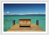 Sit with me on the West Shore - Framed Print