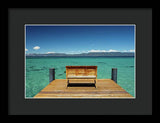 Sit with me on the West Shore - Framed Print