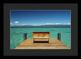 Sit with me on the West Shore - Framed Print