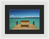 Sit with me on the West Shore - Framed Print