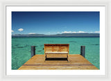 Sit with me on the West Shore - Framed Print