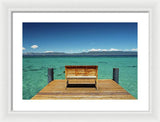 Sit with me on the West Shore - Framed Print