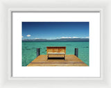 Sit with me on the West Shore - Framed Print