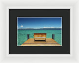 Sit with me on the West Shore - Framed Print