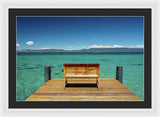 Sit with me on the West Shore - Framed Print