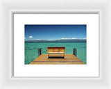 Sit with me on the West Shore - Framed Print