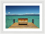 Sit with me on the West Shore - Framed Print
