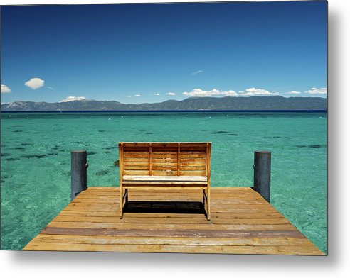 Sit with me on the West Shore - Metal Print by Brad Scott