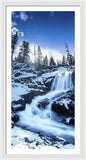 Snowy Falls By Brad Scott - Framed Print