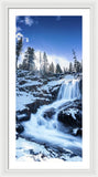 Snowy Falls By Brad Scott - Framed Print