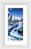 Snowy Falls By Brad Scott - Framed Print
