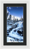 Snowy Falls By Brad Scott - Framed Print