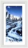Snowy Falls By Brad Scott - Framed Print