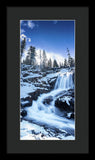 Snowy Falls By Brad Scott - Framed Print