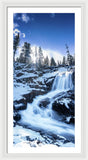 Snowy Falls By Brad Scott - Framed Print