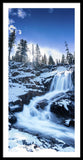 Snowy Falls By Brad Scott - Framed Print