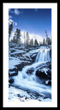 Snowy Falls By Brad Scott - Framed Print