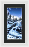 Snowy Falls By Brad Scott - Framed Print