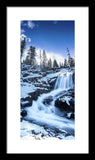 Snowy Falls By Brad Scott - Framed Print