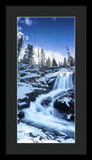 Snowy Falls By Brad Scott - Framed Print