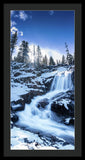 Snowy Falls By Brad Scott - Framed Print