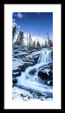 Snowy Falls By Brad Scott - Framed Print