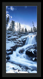 Snowy Falls By Brad Scott - Framed Print