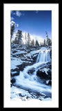 Snowy Falls By Brad Scott - Framed Print