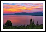 South Lake Tahoe Sunset By Brad Scott - Framed Print