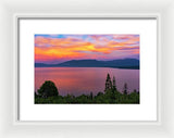 South Lake Tahoe Sunset By Brad Scott - Framed Print