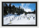 Stagecoach Chaos Heavenly Lake Tahoe - Framed Print