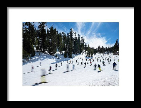 Stagecoach Chaos Heavenly Lake Tahoe - Framed Print