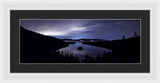 Star Lit Emerald Bay - Framed Print