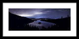 Star Lit Emerald Bay - Framed Print