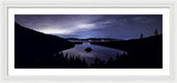Star Lit Emerald Bay - Framed Print