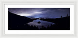 Star Lit Emerald Bay - Framed Print