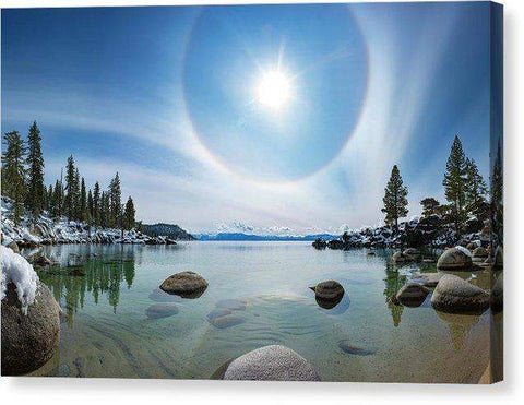 Tahoe Halo By Brad Scott - Canvas Print-10.000" x 6.625"-Lake Tahoe Prints