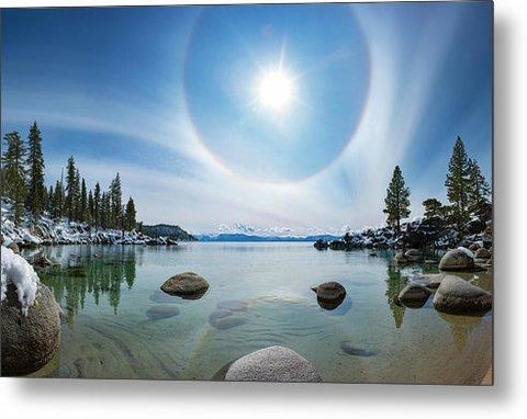 Tahoe Halo By Brad Scott -Metal Print -Lake Tahoe Prints