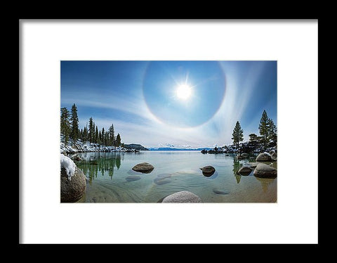 Tahoe Halo By Brad Scott - Framed Print