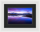 Tahoe Reflections - Lake Tahoe Ca - Framed Print