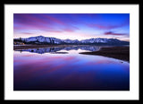 Tahoe Reflections - Lake Tahoe Ca - Framed Print