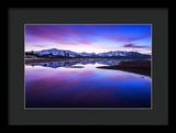 Tahoe Reflections - Lake Tahoe Ca - Framed Print