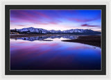 Tahoe Reflections - Lake Tahoe Ca - Framed Print