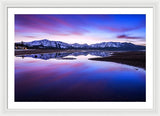 Tahoe Reflections - Lake Tahoe Ca - Framed Print