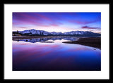 Tahoe Reflections - Lake Tahoe Ca - Framed Print