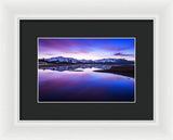 Tahoe Reflections - Lake Tahoe Ca - Framed Print