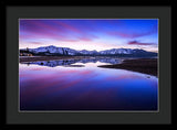 Tahoe Reflections - Lake Tahoe Ca - Framed Print