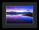 Tahoe Reflections - Lake Tahoe Ca - Framed Print