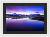 Tahoe Reflections - Lake Tahoe Ca - Framed Print
