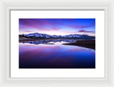 Tahoe Reflections - Lake Tahoe Ca - Framed Print